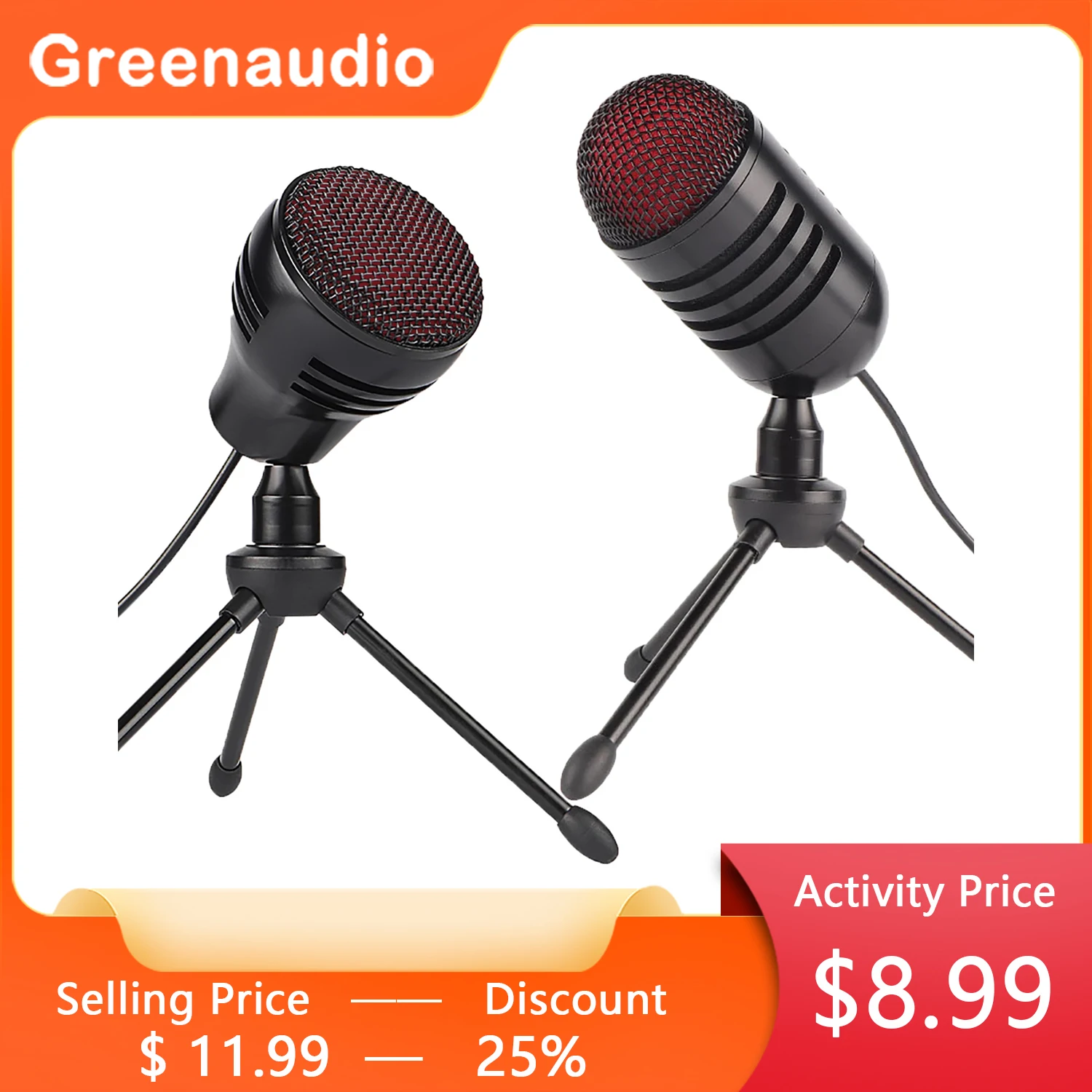 

GAM-U22 New Design USB Microphone Conference Microphone Used As Speakers Or As Desktop Microphones