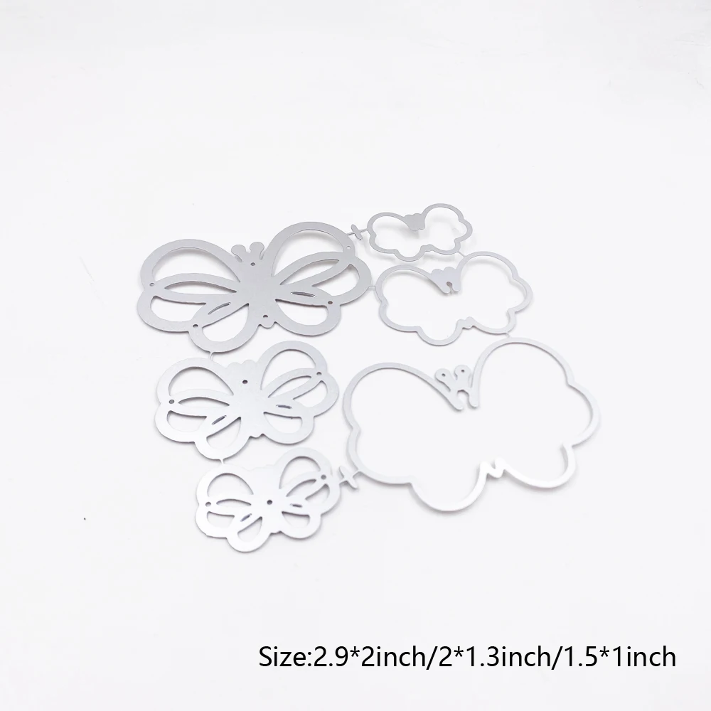 KLJUYP Butterfly Metal Cutting Dies Stencils for DIY Scrapbooking/album Decorative Embossing DIY Paper Cards image_2