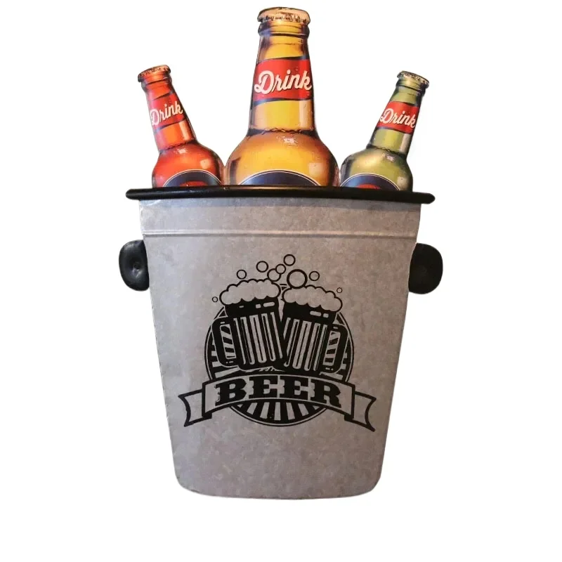 Vintage Industrial Wall Decor, Rustic Restaurant Wall Hanging, Bar KTV Room Decoration, Creative Hotpot Restaurant Ornament
