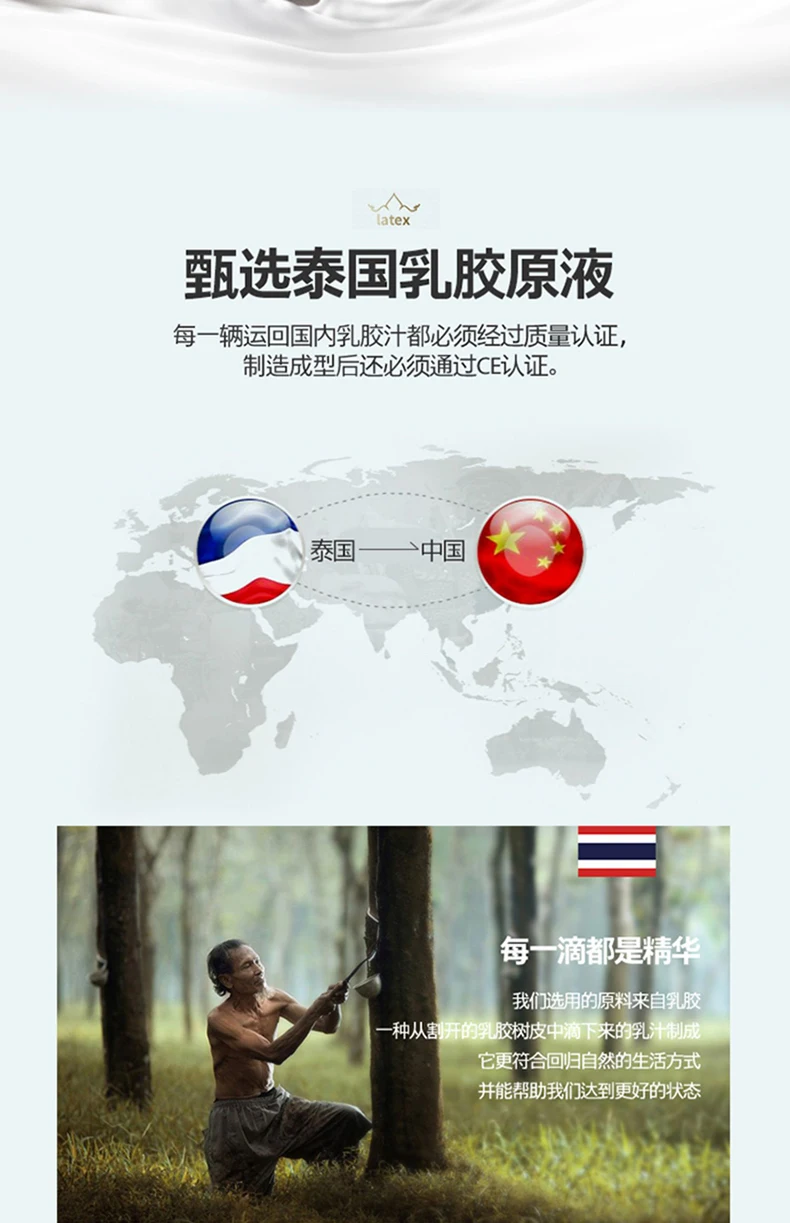 Description Picture 3 of itemFive-star hotel soft mattress does not collapse latex foldable cool silk memory cotton thickened 10cm tatami mats