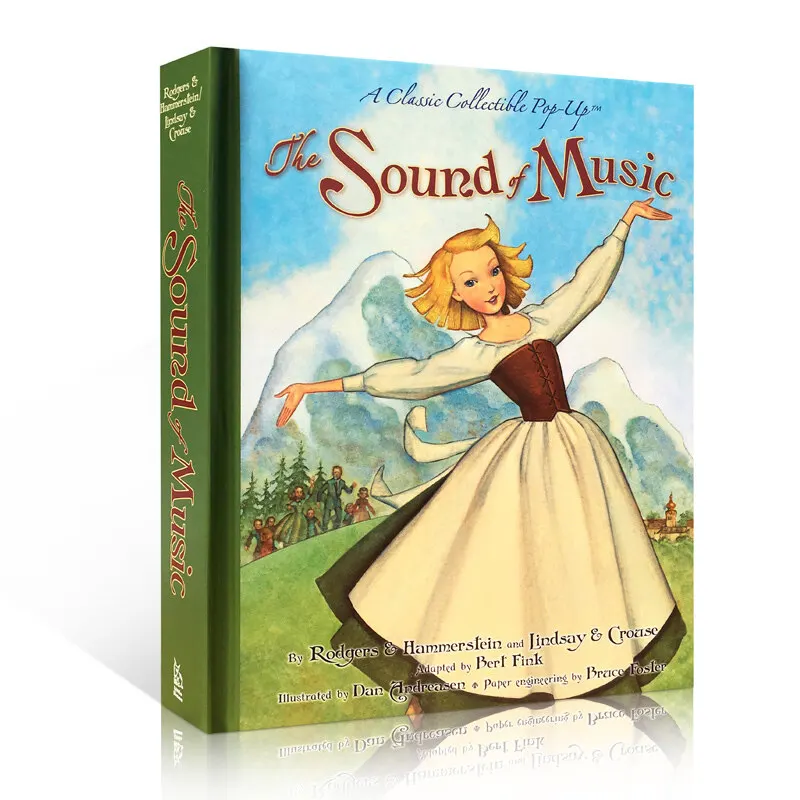 

Milu Original English Picture Book The Sound Of Music: A Classic Collectible Pop-Up 3D Toy Bert Fink Hardcover