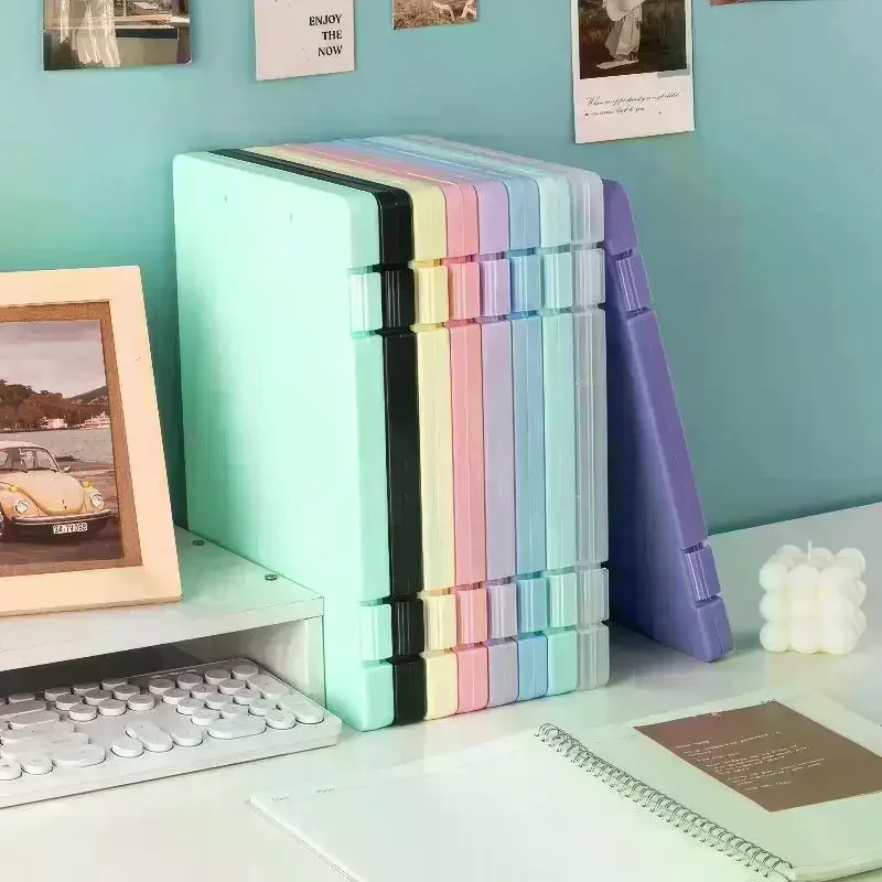 1개의 컬러 폴더 보관함, 다기능 데스크탑 정리함, 일상적인 정리 및 사무 문서 사용에 적합