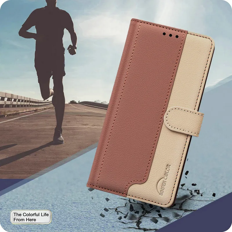 Luxury RFID Leather Wallet Flip Case - Ultra Premium Cover and Protective Shell