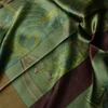 Luxury Green Print Square Scarf Simulated Silk Thin Satin Neck Scarf Elegant Ladies Professional Decorative Small Scarf 4