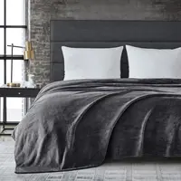 Large Faux Fur Warm Fleece Throw Soft Sofa Bed Mink Blanket Luxury Bed Blanket Anti-Static Fuzzy Soft Blanket Microfiber 2