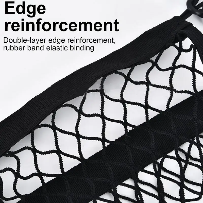 NEW Motorcycle Cargo Net Polyester High Elastic Cargo Net with 4 Adjustable Hooks 360 Degree Rotatable Motorcycle Net Supplies