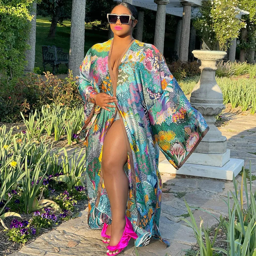 Japanese Kimono Cardigan Japanese Dress Maxi Dress Traditional Woman Long Kimono Cardigan Blouse Shirt Female Printing