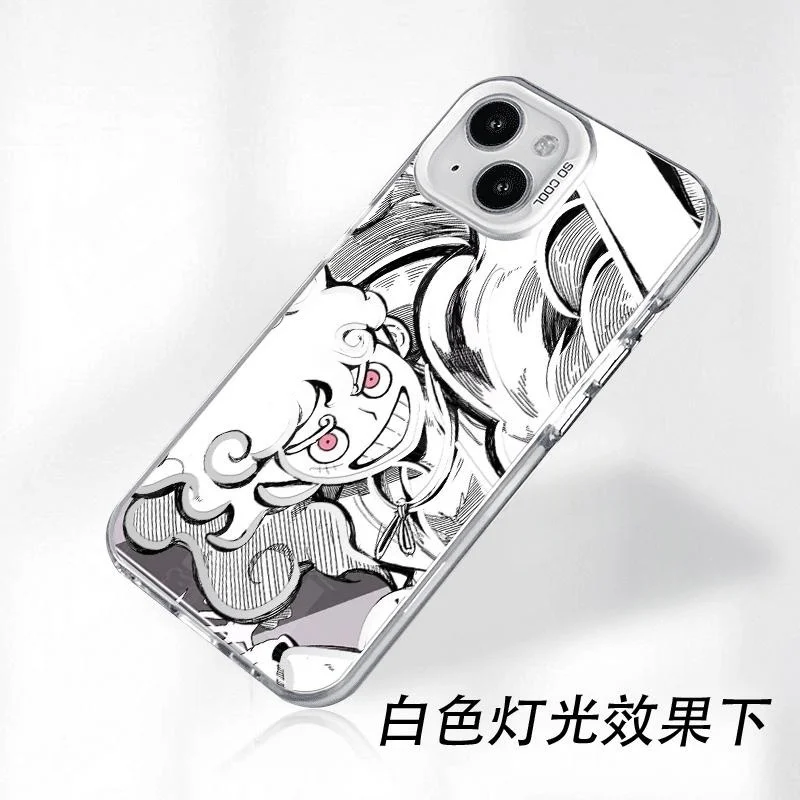 3D One Piece Monkey D. Luffy Phone Case for iPhone 17 16 15 14 13
