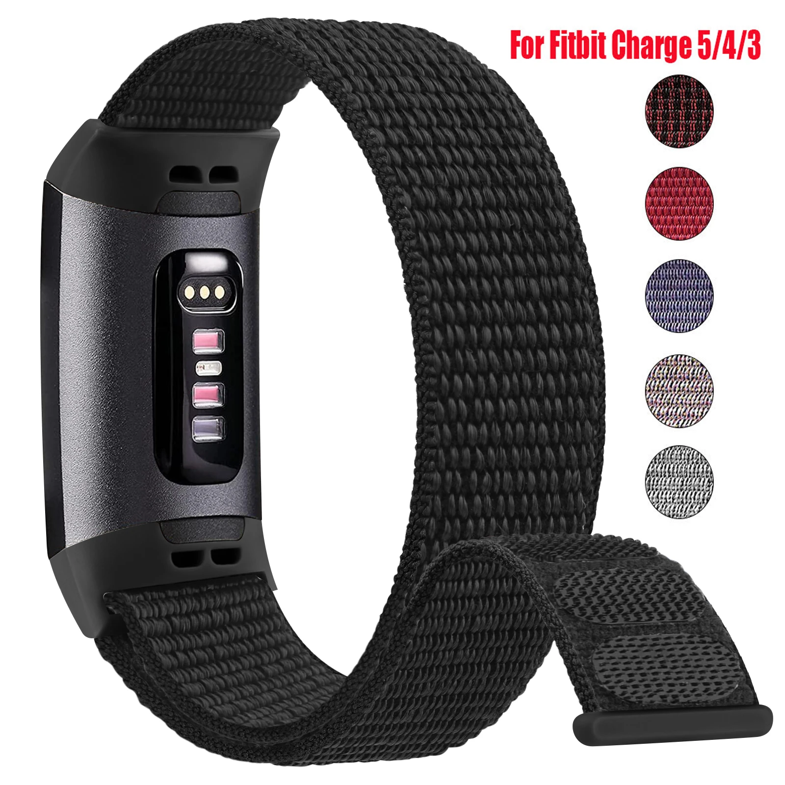 Fitbit arj I in Naylon Saat Kay 3 4 3 SE Bant Spor Bilezik D ng 