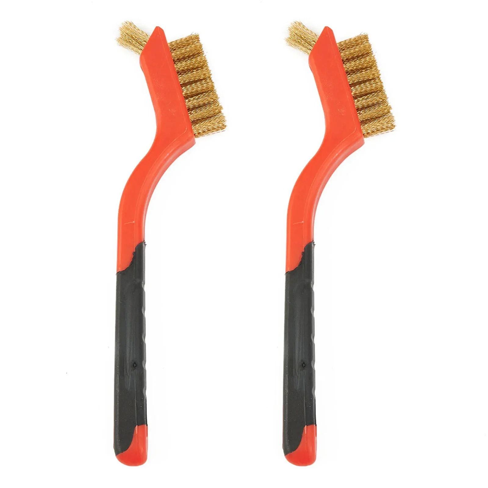 Wire Brush Brass Nylon & Steel Brushes Rust Remover Cleaning Polishing Cleaning Tool Family 2-piece Set cleaning brush wire brush