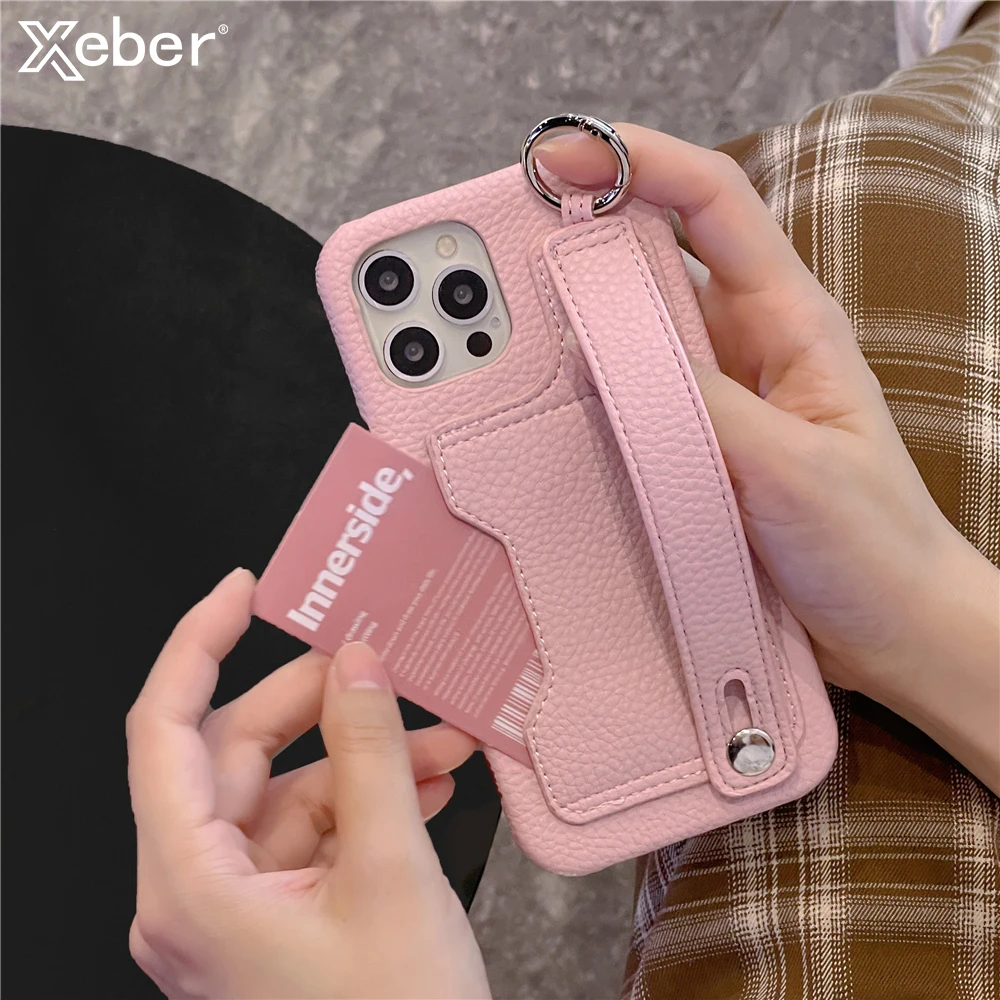 Plaid Leather Wallet Phone Case for iPhone 14 13 12 11 Pro Max Plus Flip  Card Slot Phone Cover with Lanyard _ - AliExpress Mobile