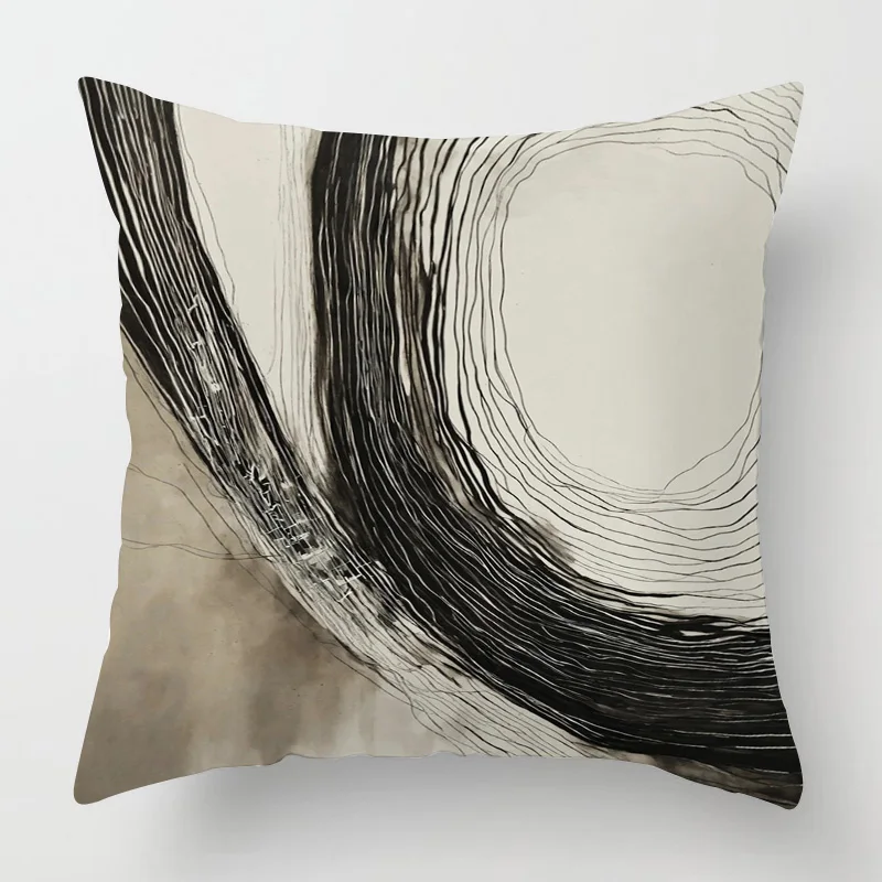 Internet Celebrity Ins Style Abstract Geometric Pillow Case 45x 45cm Sofa Bedroom Decorative Cushion Cover Cafe Decoration 5