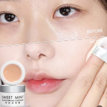 Heallor Long Lasting Full Cover Concealer Cream Makeup Invisible Eye Dark Circles Cream Face Foundation Waterproof Make Up Base