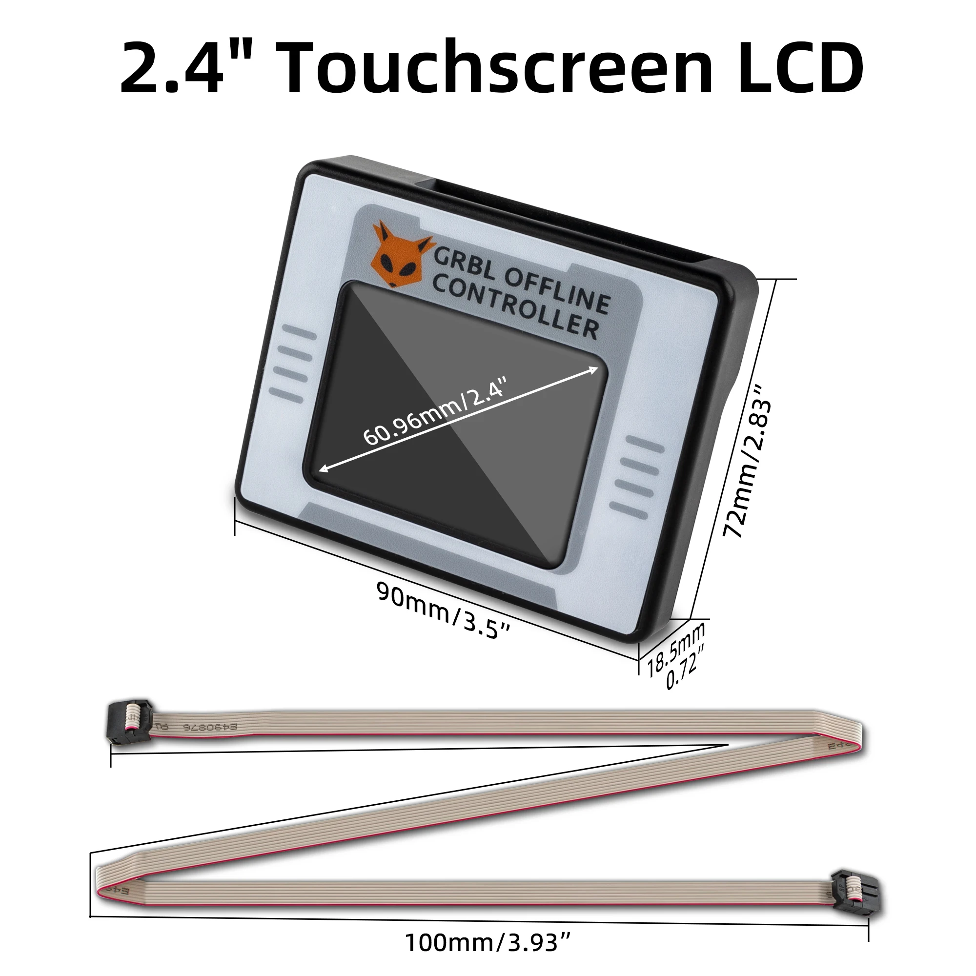 FoxAlien CNC Offline Controller - Touchscreen LCD Module For 3018-SE & Other Compatible CNC Router Machines