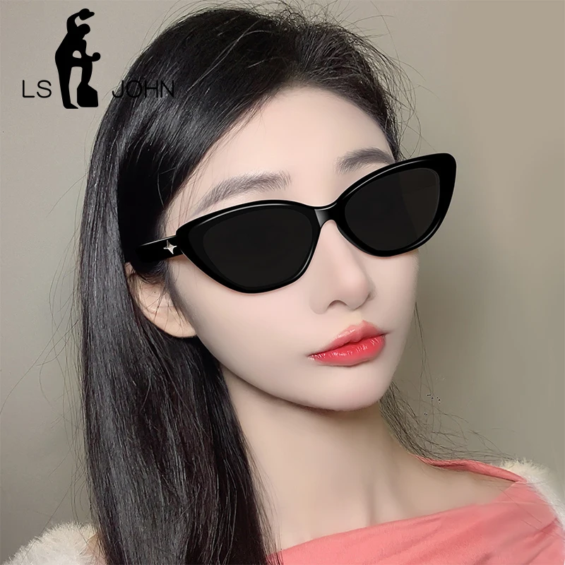 New Korean Cat Eye Polarized Sunglasses Women Luxury Brand Acetate