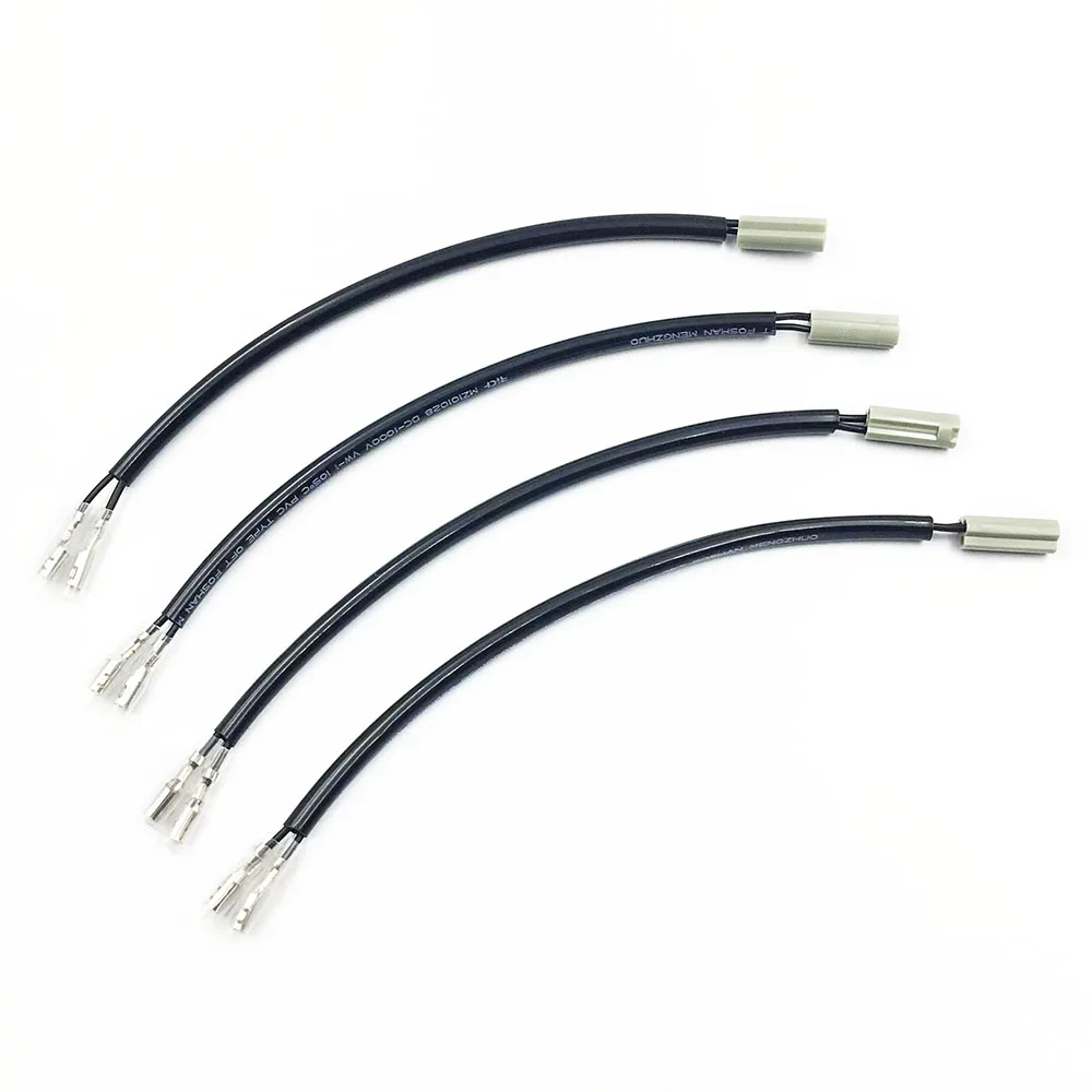 Motorcycle turn signal 2 wire adapters indicator leads plug connector harness for Yamaha Mt09 Mt07 Tracer 700 900 Xsr Yzf R1 R6 R3