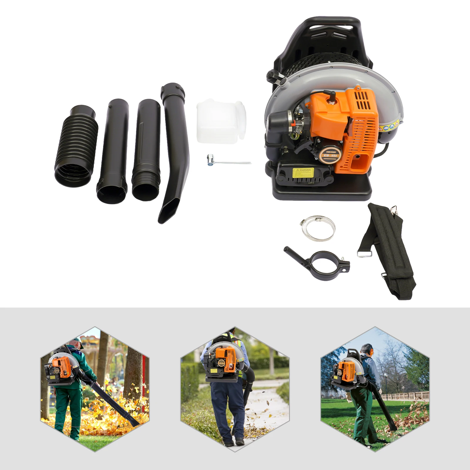 Backpack Gasoline Power Blower 3