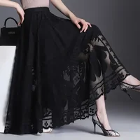 Lace Skirt Women’s A-Line Midi Skirt 1