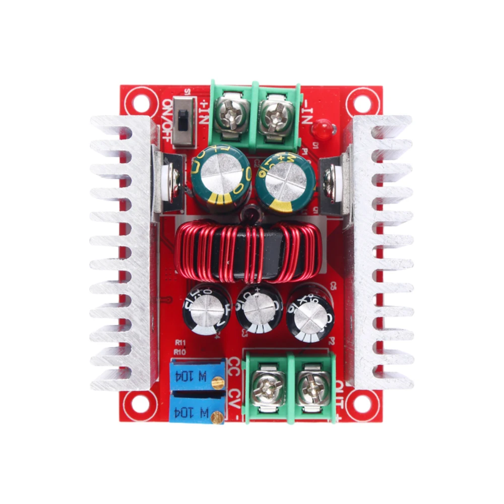 DC-DC Converter 20A Buck Power Supply Board 300W Constant Voltage Constant Current Adjustable Vehicle Power LED Drive 800w high power dc step down supply output 30a constant voltage current adjustable input dc20v 70v module