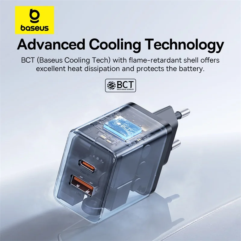 Baseus 20W USB Charger Dual Charging Port Support Type C PD Fast Charging Phone Charger For iPhone 15 14 13 12 Pro Max 11 8 Plus - Image 5