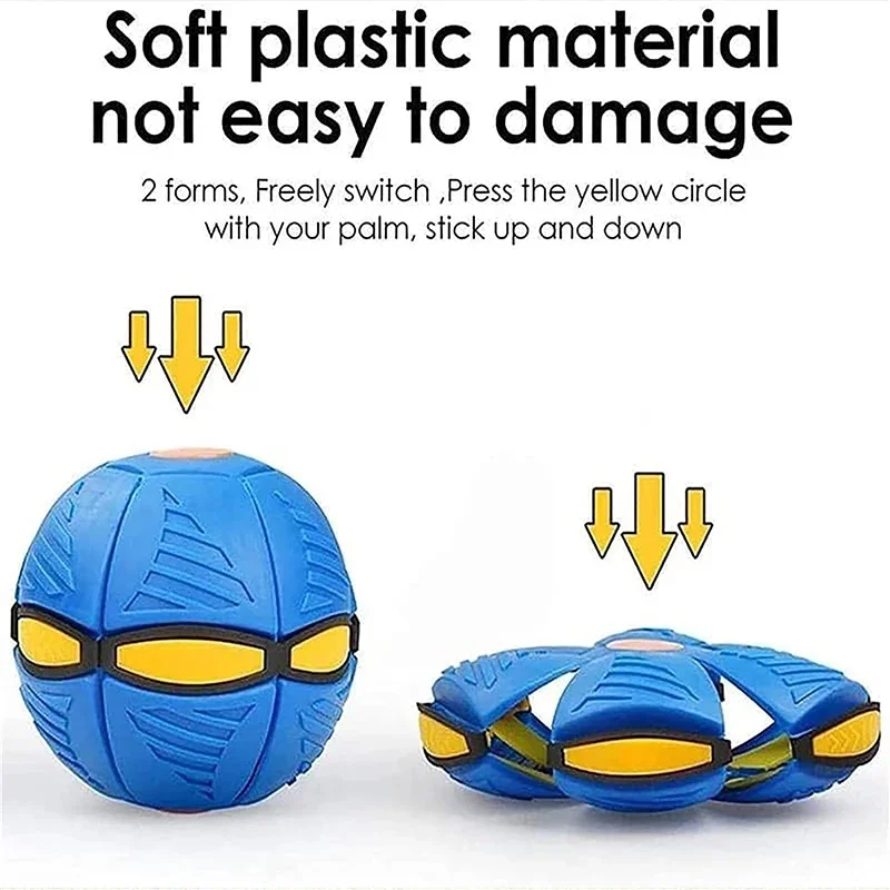 Pet Magic UFO Ball Dog Treading Ball Foot Treading Ball Light Deformation Vent To Decompress Parent-Child Interaction 3