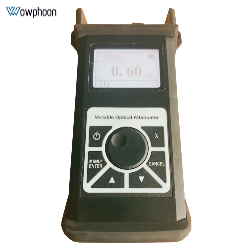 

JW3303 handhold optical variable attenuator 1260~1650nm 2~60dB for optical signal attenuation PHD, SDH, CATV
