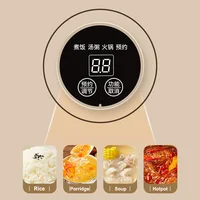 Petit cuiseur à riz 3 en 1 300W 2L, cuiseur électrique multifonctionnel pour dortoir, marmite à ragoût domestique Portable 220V 4