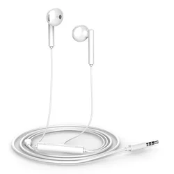 High - Quality 3.5mm In - Ear Wired Earbuds with Microphone and Remote Control (White)