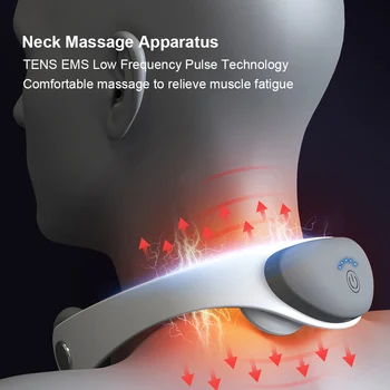 Cervical Massager 5 Gears Adjustment Intelligent Neck Massager Electric Back Neck Shoulder Massager for Relieve Fatigue 3