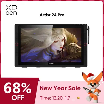 XPPen 아티스트 24 프로 23.8 인치 2K QHD 그래픽 태블릿 펜 디스플레이 드로잉 모니터, 20 익스프레스 키 지원, 윈도우 맥용 60 틸트