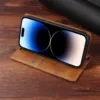 Leather Wallet Case For iPhone 16 Pro 15 14 Plus 13 12 Mini 11 Pro Max Holder Stand Flip Phone Cover For iPhone XR XS Max Coque 6