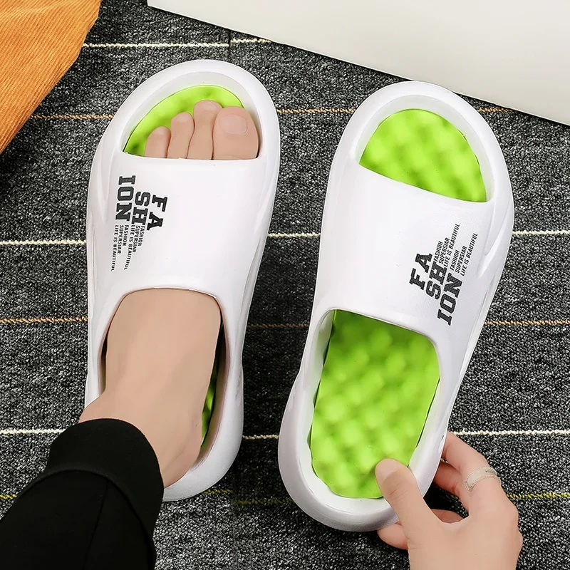 Slippers Feel Like Shit Summer Outdoor Trendy Sports Fashionable Non-slip Anti-odor Breathable One-word Beach Shoes