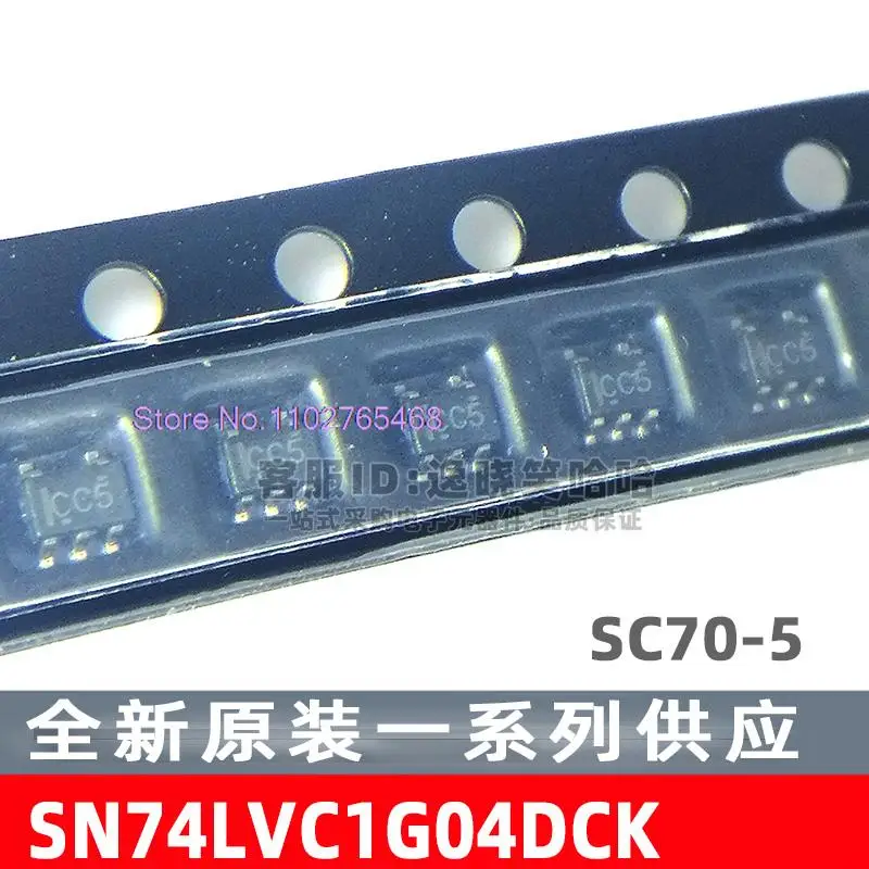 

20PCS/LOT SN74LVC1G04DCKR SC70-5 SN74LVC1G04DCK DCKT