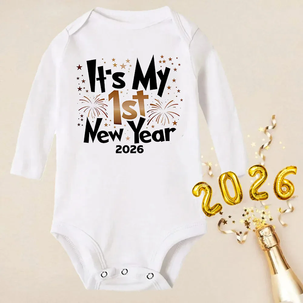 My First New Year 2026 Romper 1