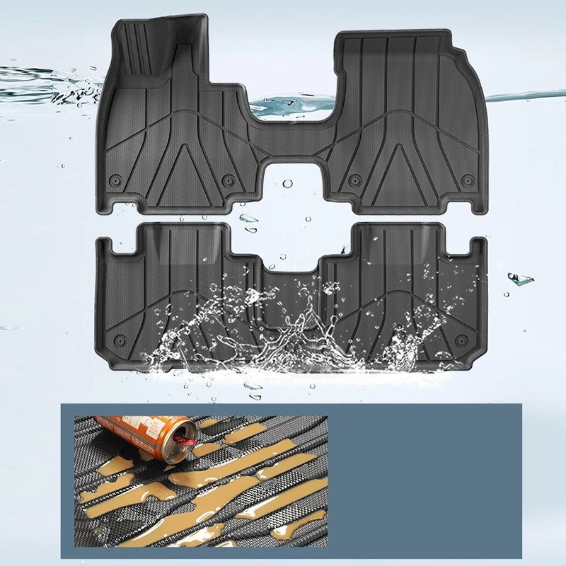 Tappetini per auto per EXLANTIX ET 2025 2024-presente Tappetini per bagagliaio Cargo Liner Sedile posteriore Protezione Tappetino impermeabile Kit tappeti - Image 3