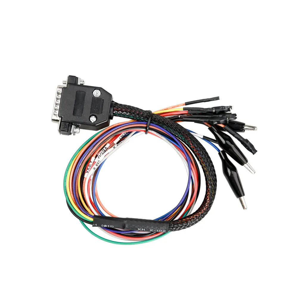 For KTM OBD Cable 14P 600KT02 DB15 cable BENCH 1.20 green GPT Adapter Uesed for KTM BENCH 32 IN FLASH 67 IN 1 V1.20 Durable