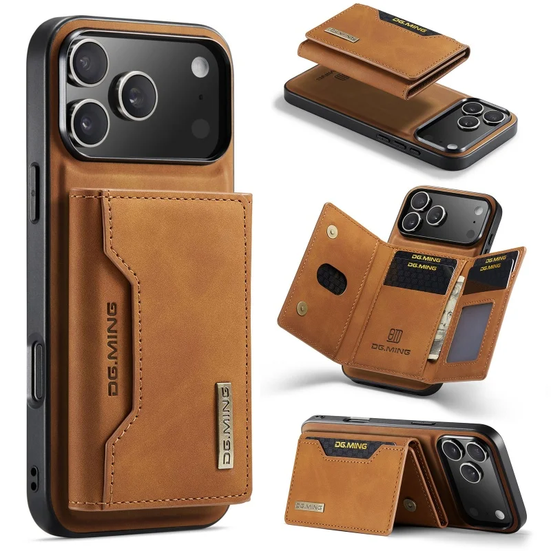Premium Magnetic Leather Wallet Phone Case – Luxury Flip Cover Coque
