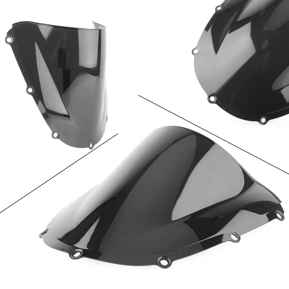 Motorcycle screen Double Bubble Windshield Deflector Protector