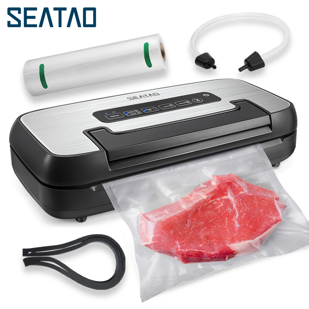 Seatao Vh5156 Save Energ Food Vacuum Sealer Machine Automatic Commercial Household Food Vacuum Sealer Packaging Conserva La Freschezza