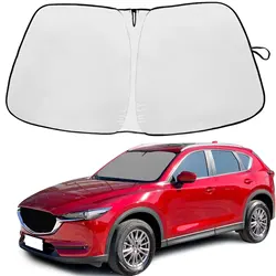 Car Windshield Sun Shade Covers Visors Front Window Sunscreen Protector Parasol Coche For 2017-2023 Mazda CX5 Sunshade