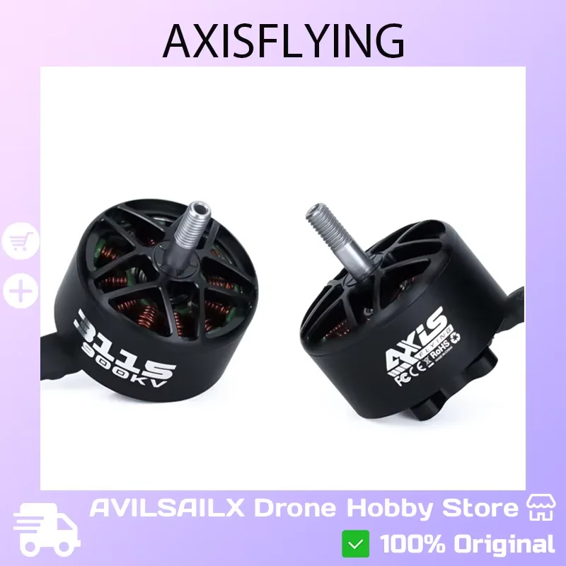 AxisFlying AZ3115 900KV Brushless Motor 3-6S Compatible for Long-Range FPV Drone