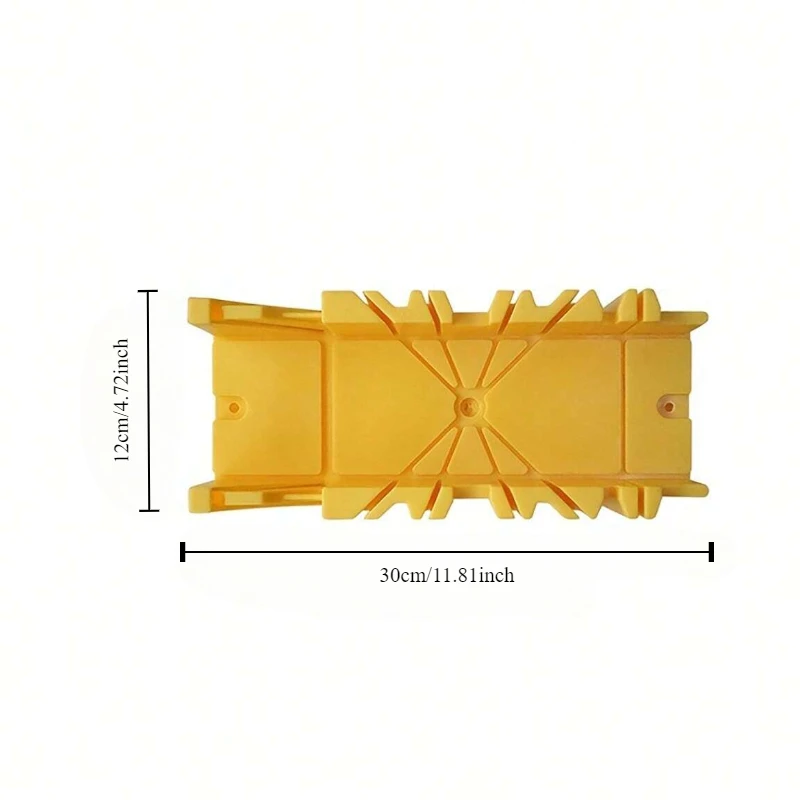 22.5/45/90 Degree 1pc Wood Cutting Clamping Miter Saw Box Woodworking Angle Cutting For Carpente wood cutting miter box