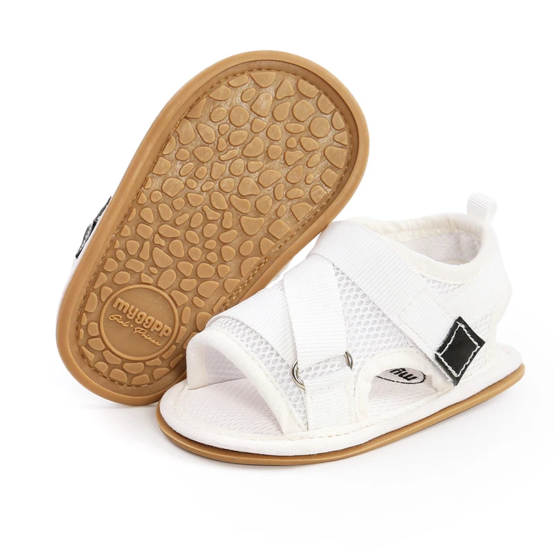 Summer Infant and Toddler Breathable Open Toe Sandals Soft Sole Anti Slip Rubber Fashion Casual Children's Walking Shoes