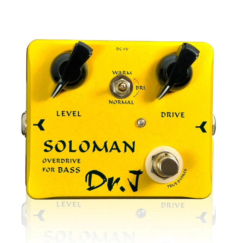 

D52 SOLOMAN Bass Overdrive Pedal Guitar Effect Pedal True Bypass Design From Rock to Metal for Modern Bass Player Solo