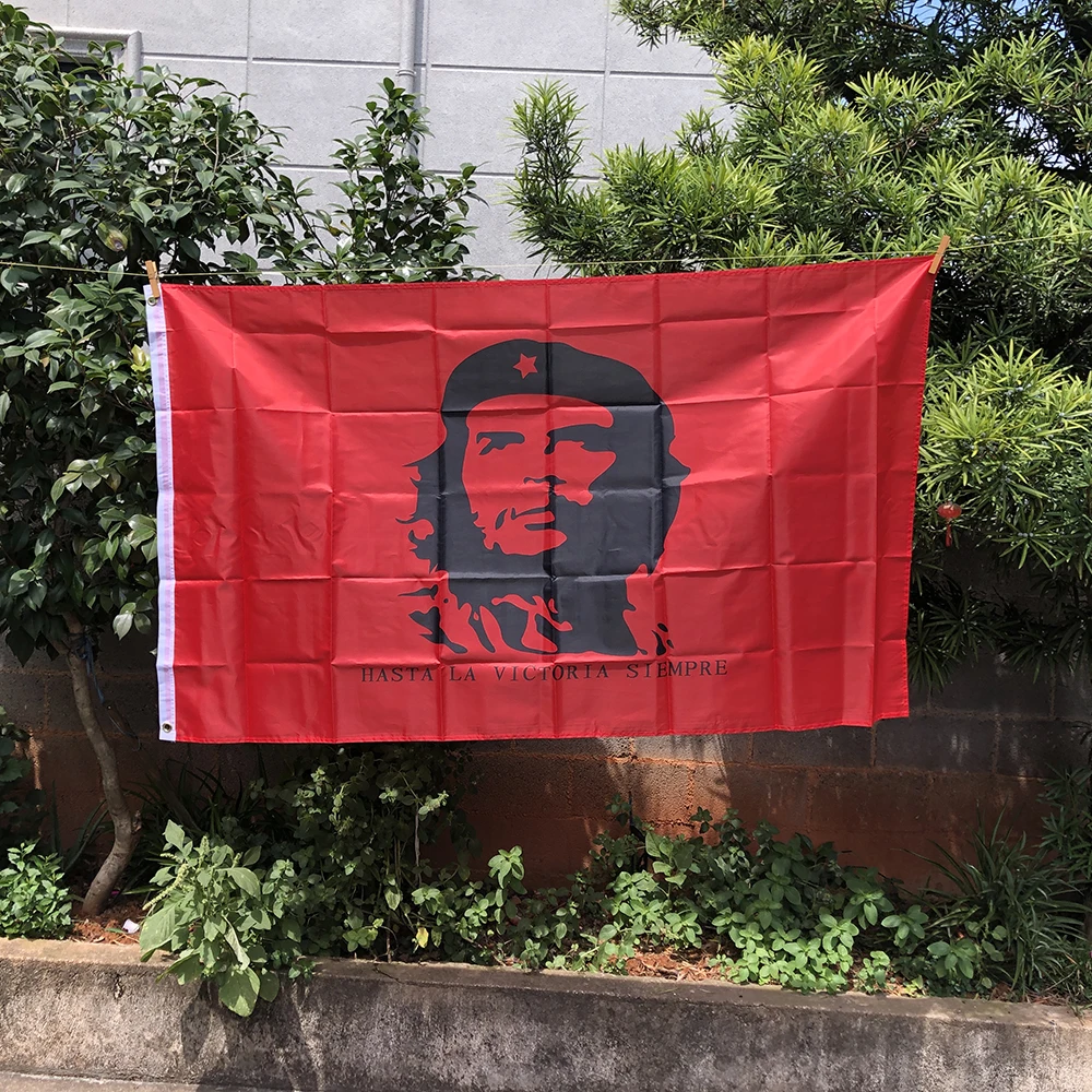 Z-One Bandiera Cuba Revolution Hero Ei Che Ernesto Guevara Flags Memorial Hero Flags For Women Men Gifts 90X150Cm Banner In Poliestere