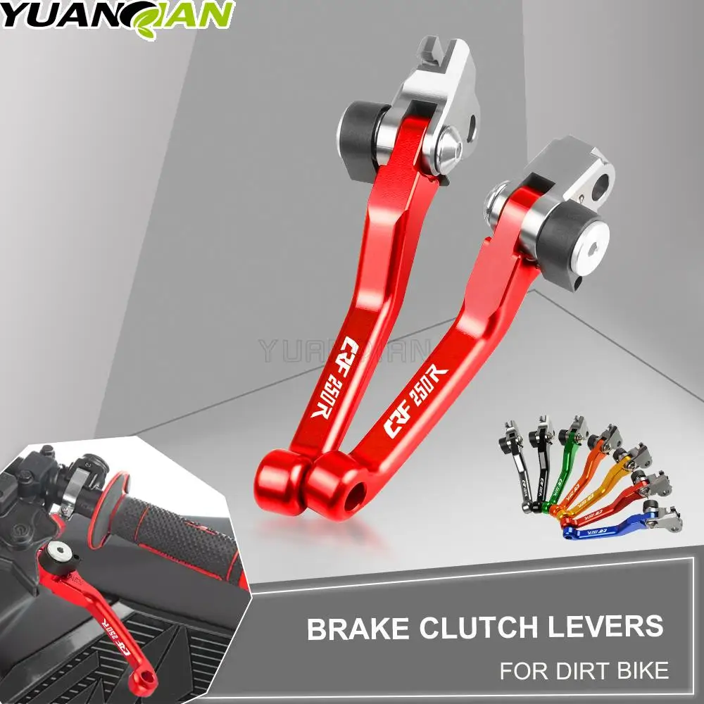 

For Honda CRF250R CRF450R 2004-2018 2017 2016 2015 2014 2013 Dirt bike Brake Clutch Levers Handle Hand Grip CRF 250R CRF 250 R
