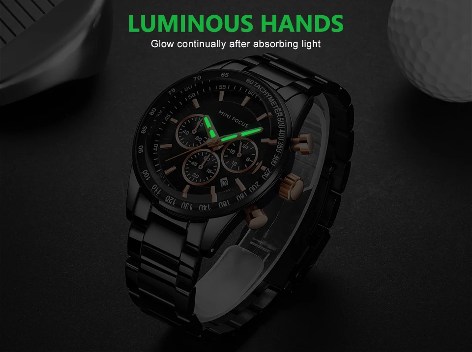 MINI FOCUS Quartz Watch for Men Waterproof_voghion.com