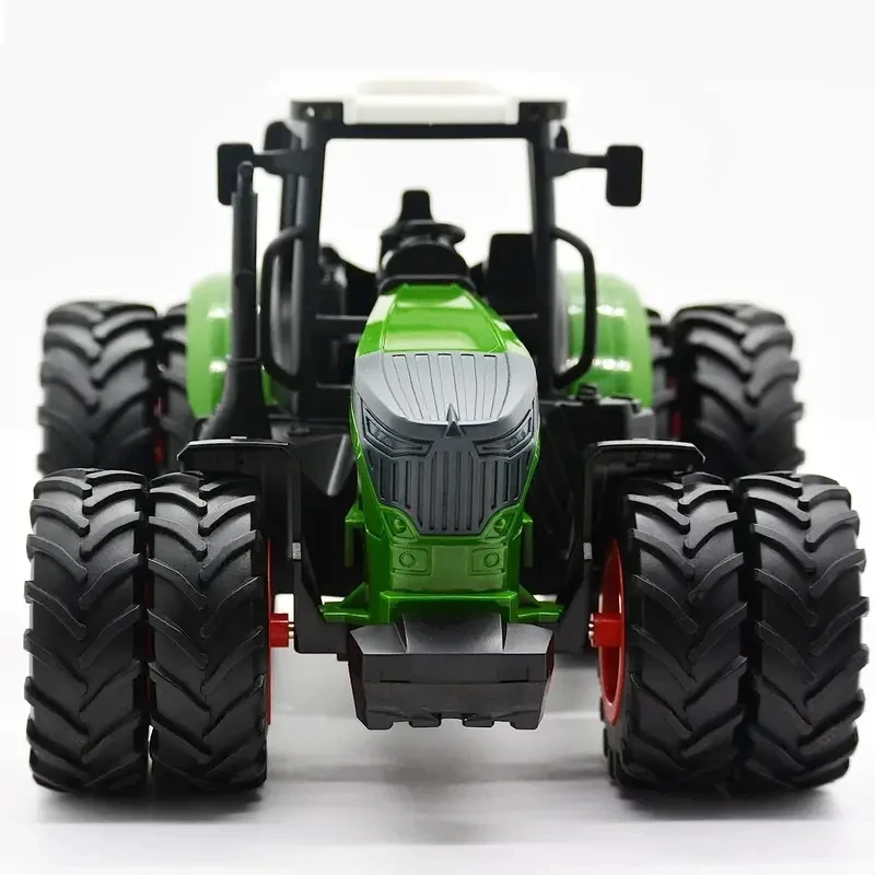 16,5 Zoll/42 cm großes Bauernhof-Traktor-Spielzeug mit Anhänger, realistisches Bauernhof-Traktor-Set als Weihnachts- und Geburtstagsgeschenk – Detail 4