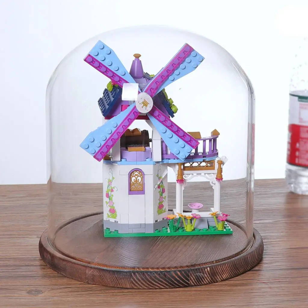 Elegant Glass Display Dome with Base for DIY Home Decor and Pinterest-Inspired Room Ideas