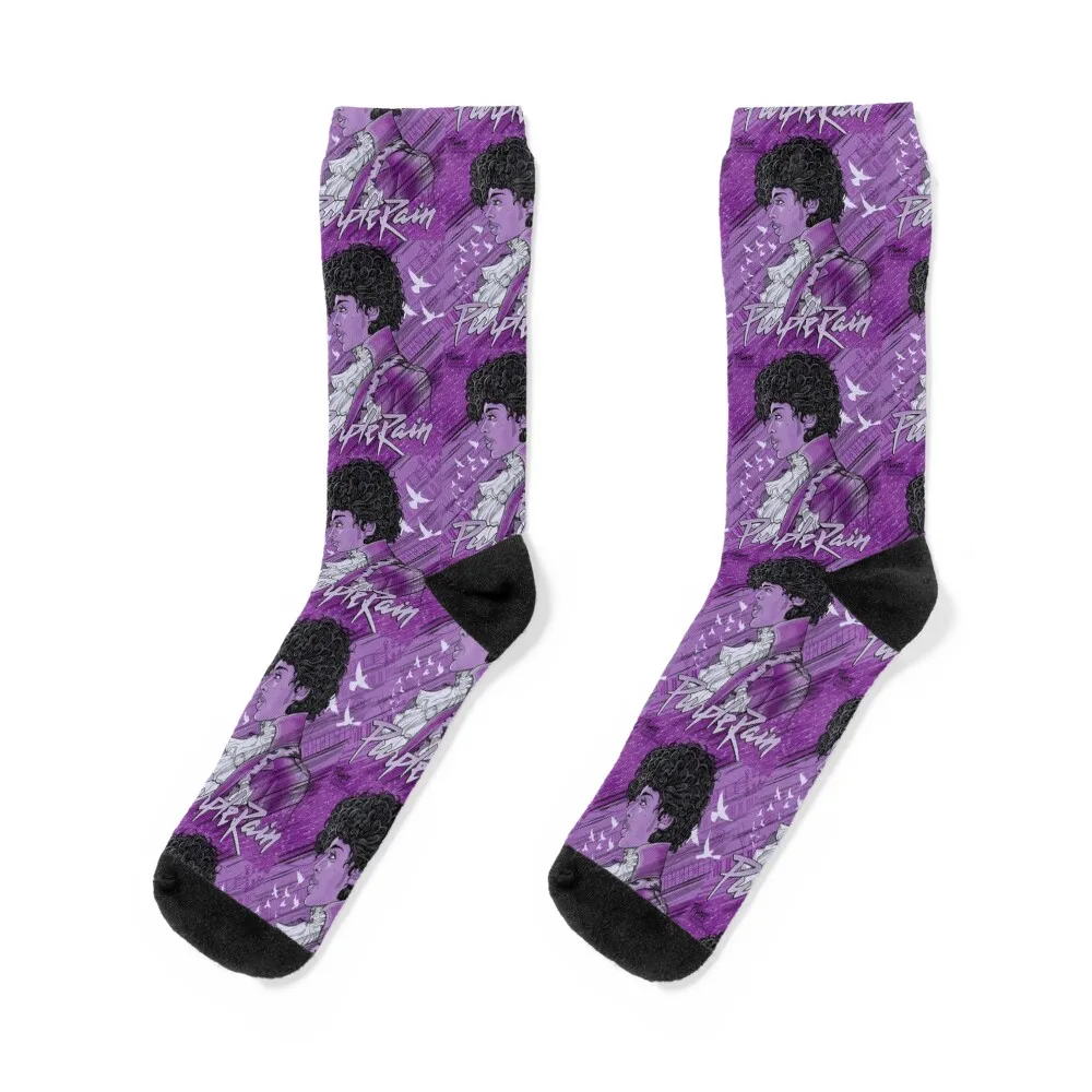 

Real Purpels Socks christmass gift Crossfit Christmas Socks Women Men's